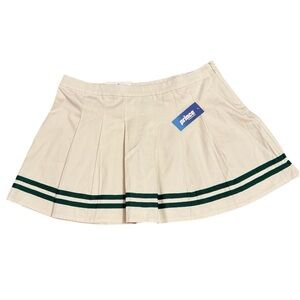 Prince Pickleball Skirt XXL Cream Green Stripe